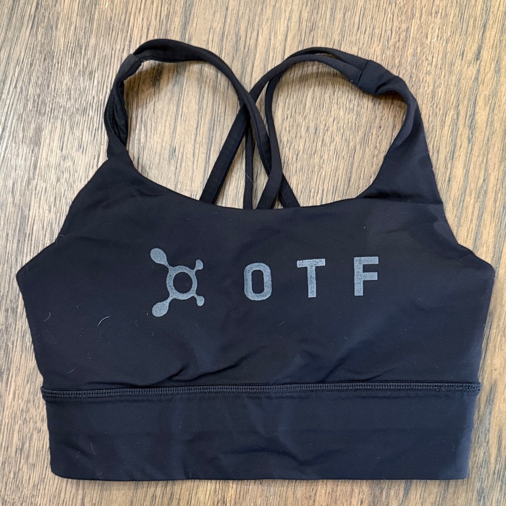 lululemon athletica Black Sports Bra with Logo